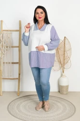 Bluzo-Koszula EVERYDAY biała Plus Size 46/52