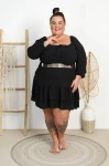 Sukienka RAFAELA czarna Plus Size 44/50