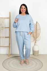 Dres Masełko BONITO baby blue Plus Size 44/50