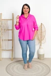 Koszula VIKI róż neo Plus Size 44-50