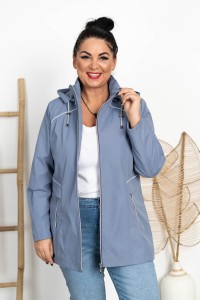 Kurtka z odpinanym kapturem ELA jeans Plus Size 44-52