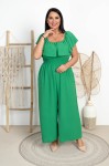 Kombinezon Długi Hiszpanka SONATA zielony Plus Size 44/52