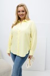 Koszula 100% wiskoza VANESSA bananowa Plus Size 46-56