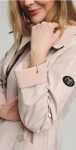 Wiosenna Kurtka Parka KLARA pudrowa Plus Size 44-52
