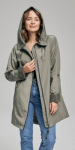 Wiosenna Kurtka Parka EMMA khaki Plus Size 44-56
