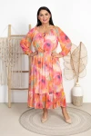 Sukienka siateczkowa WERA wzór 2 Plus Size 46/54