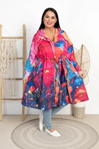 Kurtka Wiatrówka na wiosnę/lato FREE wzór 4 Plus Size 44/52