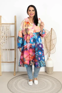 Kurtka Wiatrówka na wiosnę/lato FREE wzór 3 Plus Size 44/52