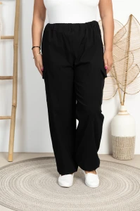 Spodnie Bojówki dla Wysokich HEVEN czarne Plus Size 48/54 