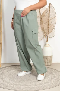 Spodnie Bojówki dla Wysokich HEVEN khaki Plus Size 48/54 