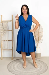 Sukienka na Komunię ANGEL chabrowa Plus Size 44/50