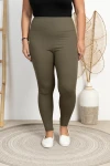 Legginsy GYM khaki Plus Size 44/52