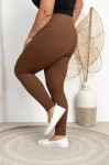 Legginsy GYM brązowe Plus Size 44/52
