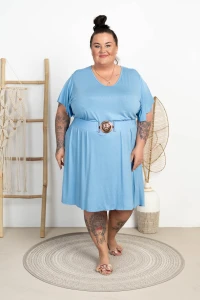 Lekka Sukienka trapezowa JENIFER jeans Plus Size 48/54