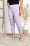 Spodnie 7/8 MIKSA lila Plus Size 42-58