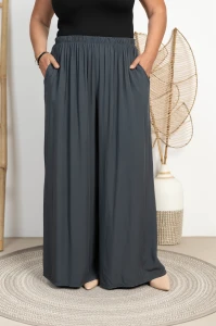 Kuloty z przewiewnej wiskozy VEGA grafitowe Plus Size 46/50