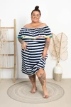 Sukienka Hiszpanka RAMONA Marina paski Plus Size 46-56