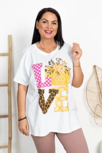 Bluzka biała DANA Love Plus Size 48/54