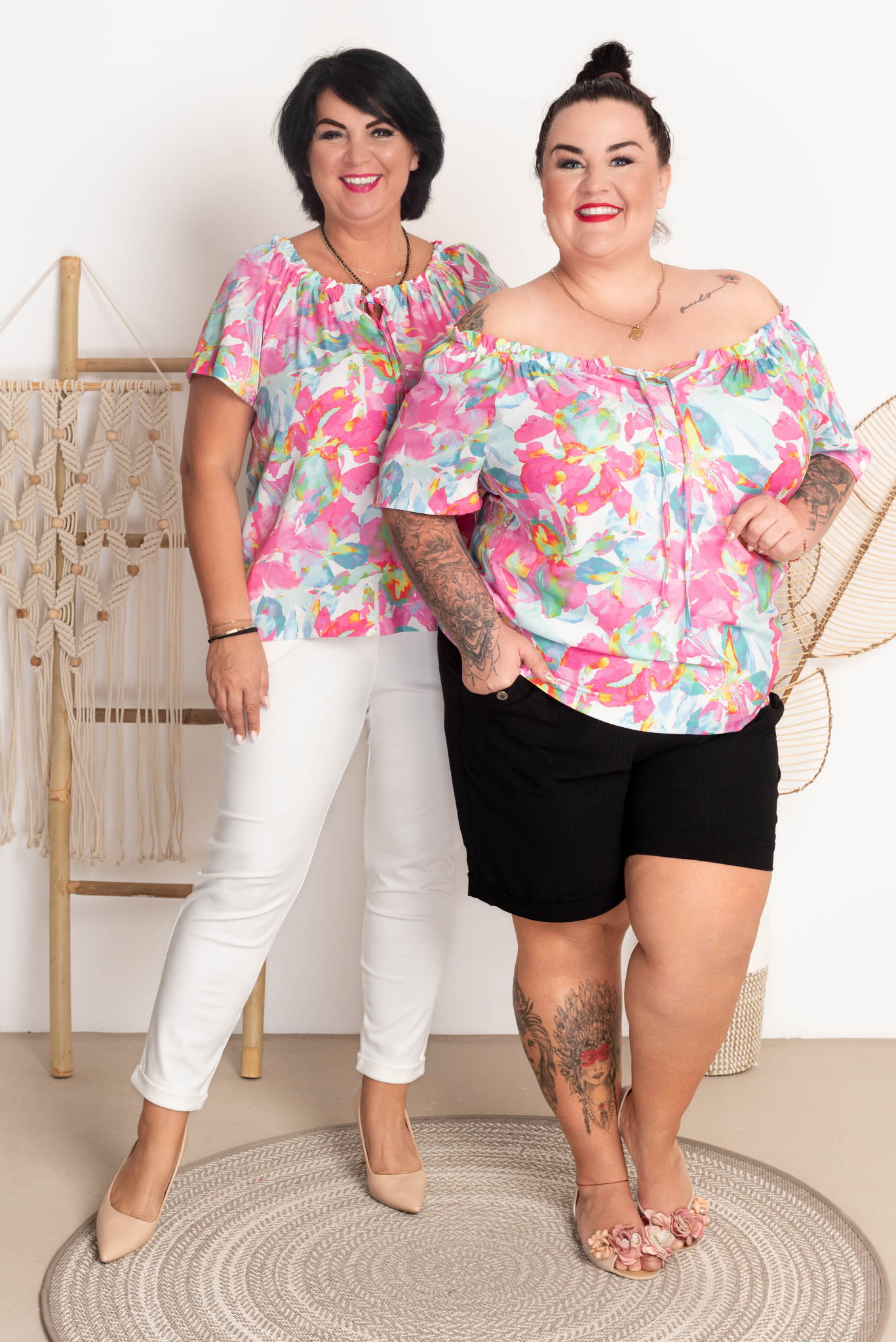  bluzka hiszpanka plus size