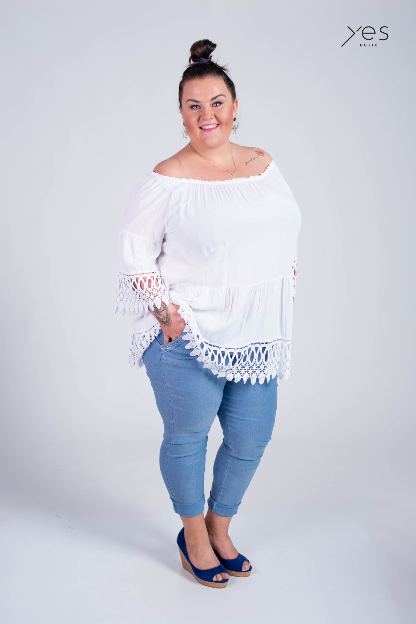 spodnie plus size boyfriend