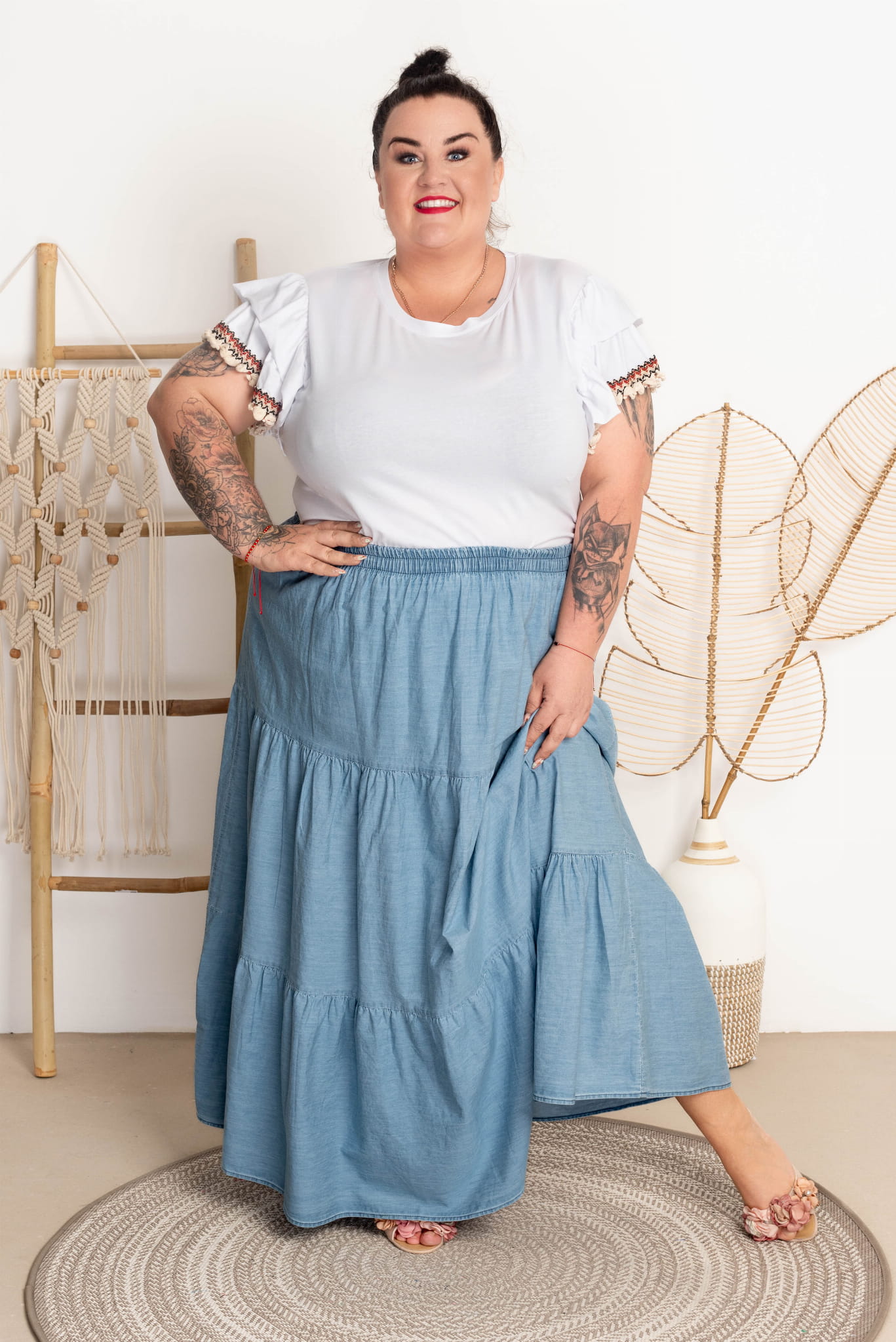 długa spódnica plus size