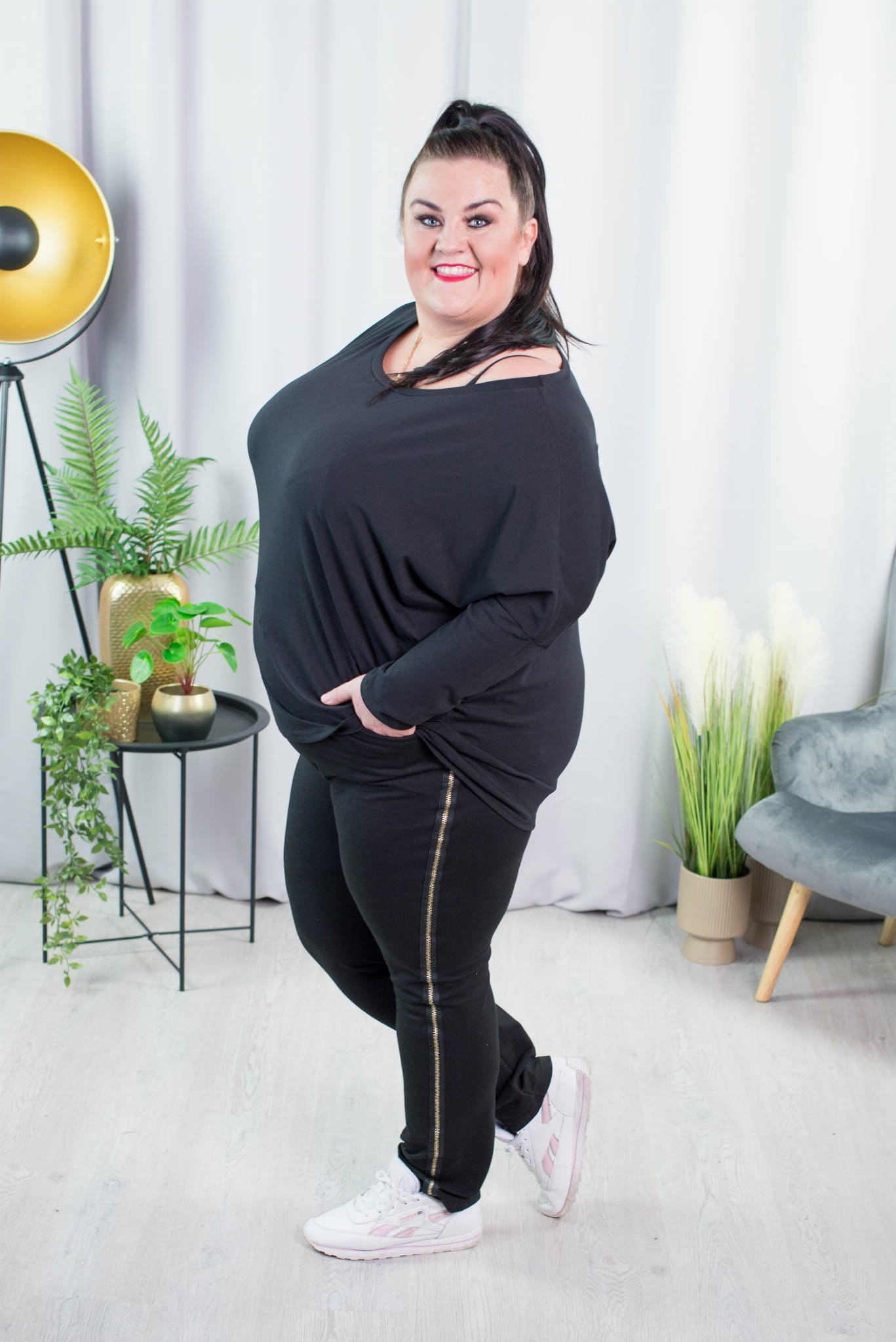 czarny dres