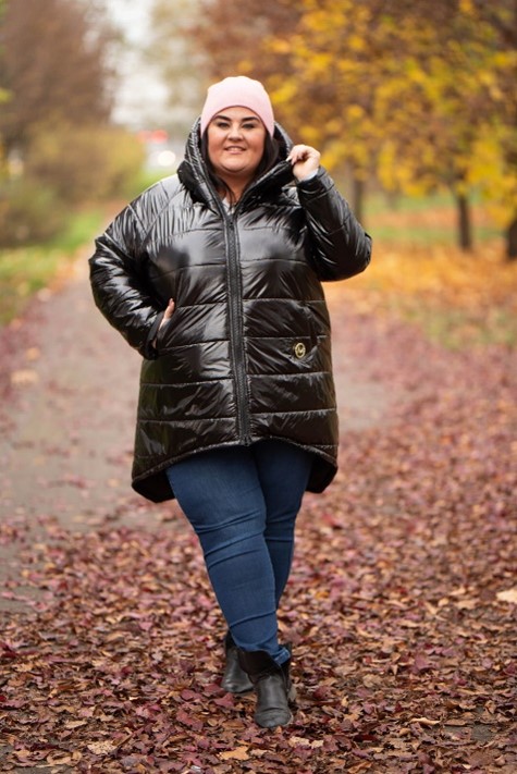kurtka lakierowana