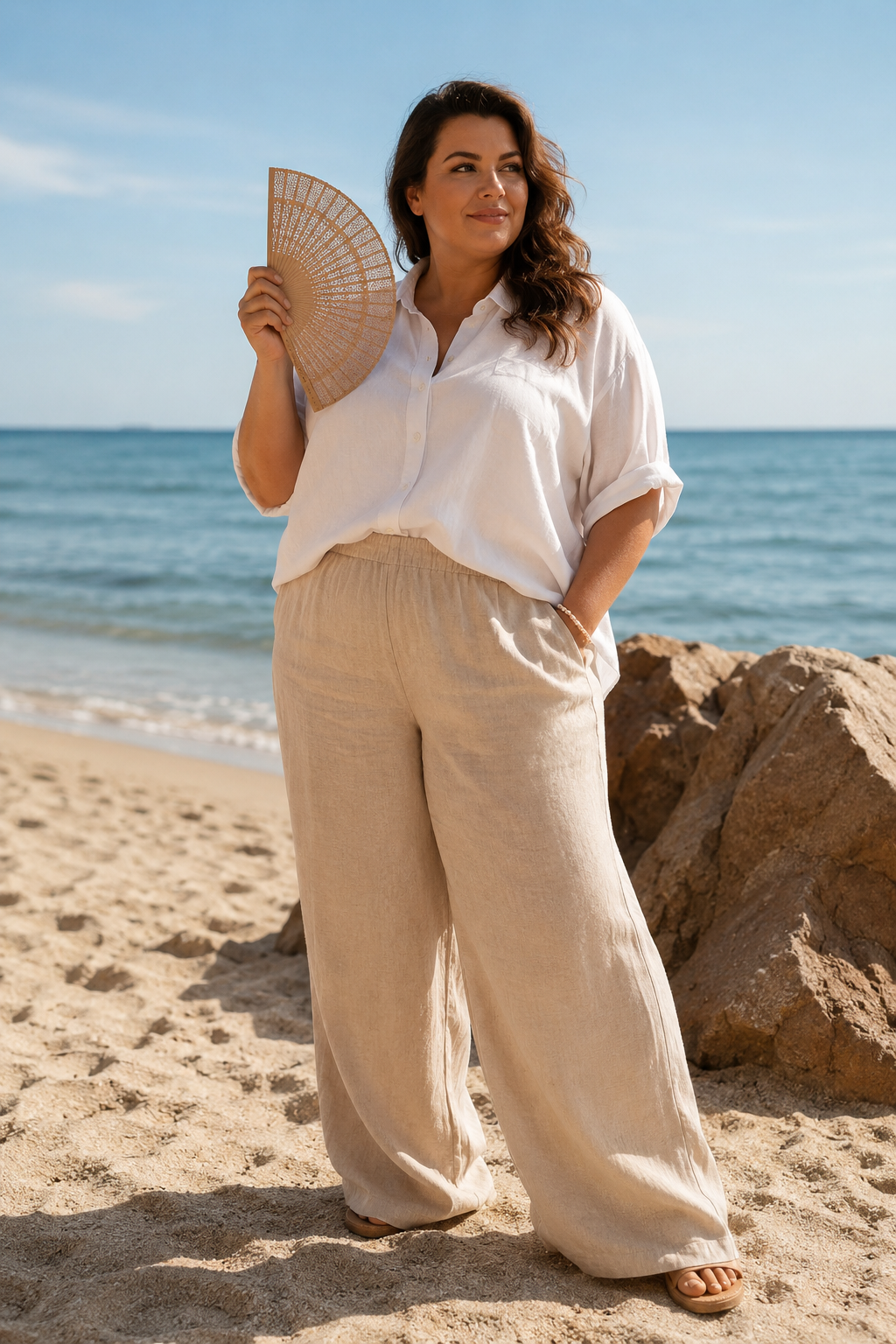 Jak przetrwać upały w rozmiarze plus size? Postaw na len i przewiewną wiskozę
